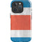 Costa Rican Flag Distressed iPhone 16 Pro Max Impact Case